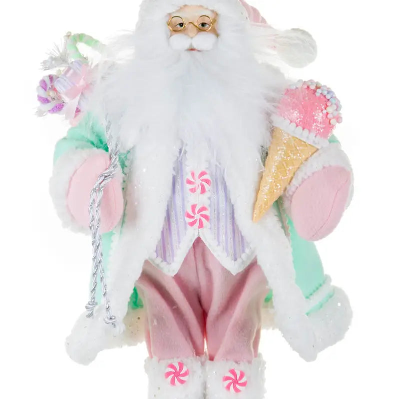 Peppermint & Ice Cream Santa | 18"
