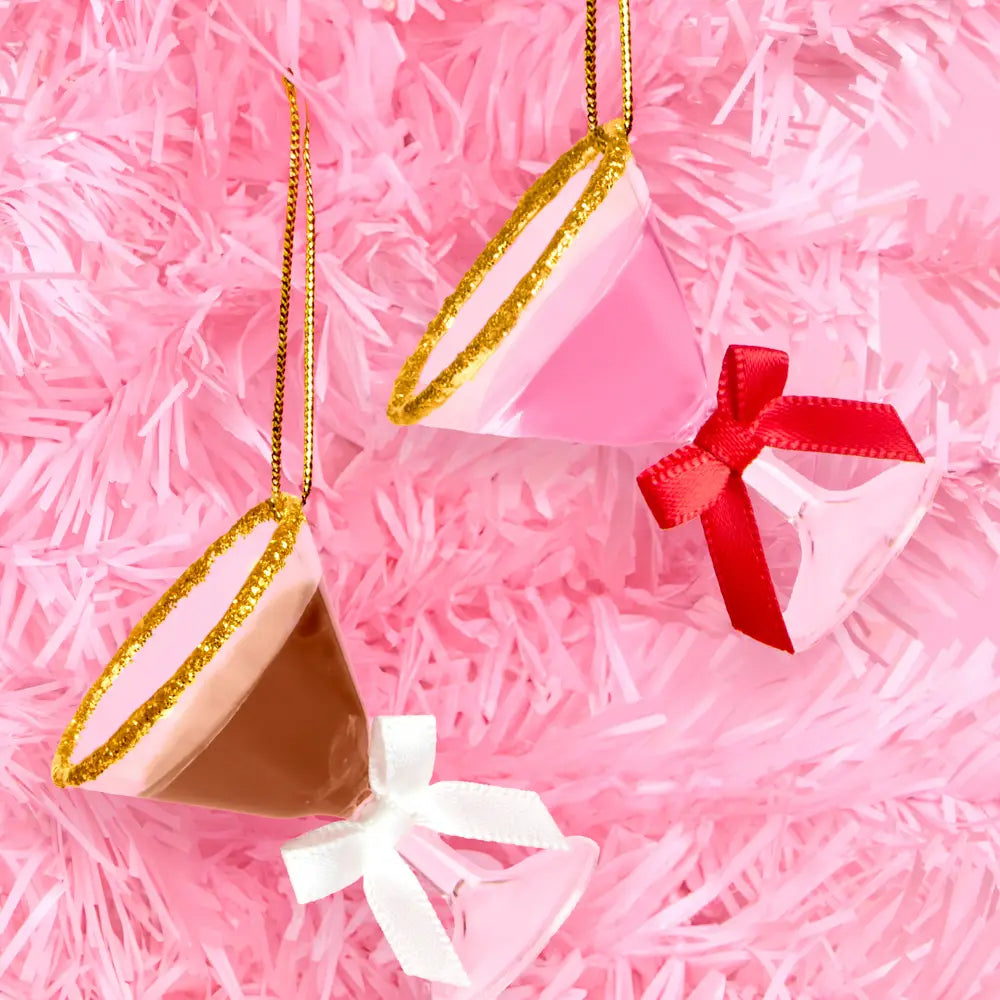 Martini Ornament Set - 6 Mini Martinis