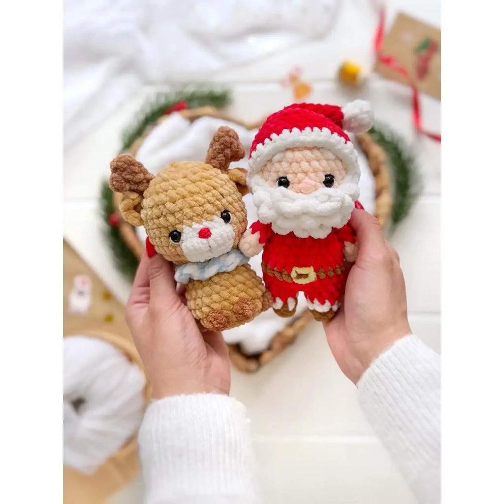 Crochet Santa Or Reindeer
