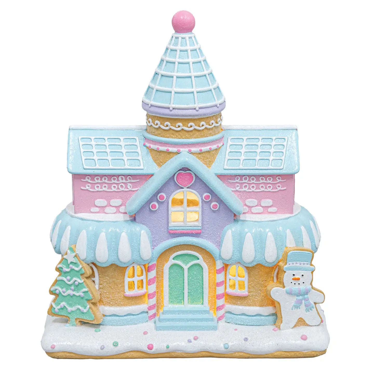 Christmas Ice Cream Manor with Lights