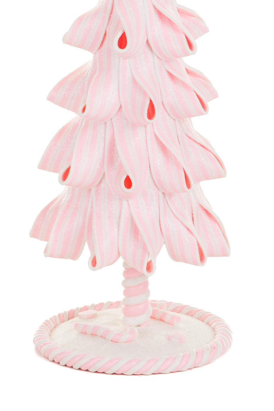 Pink & White Whimsical Tree Display with Candy | 12.5"