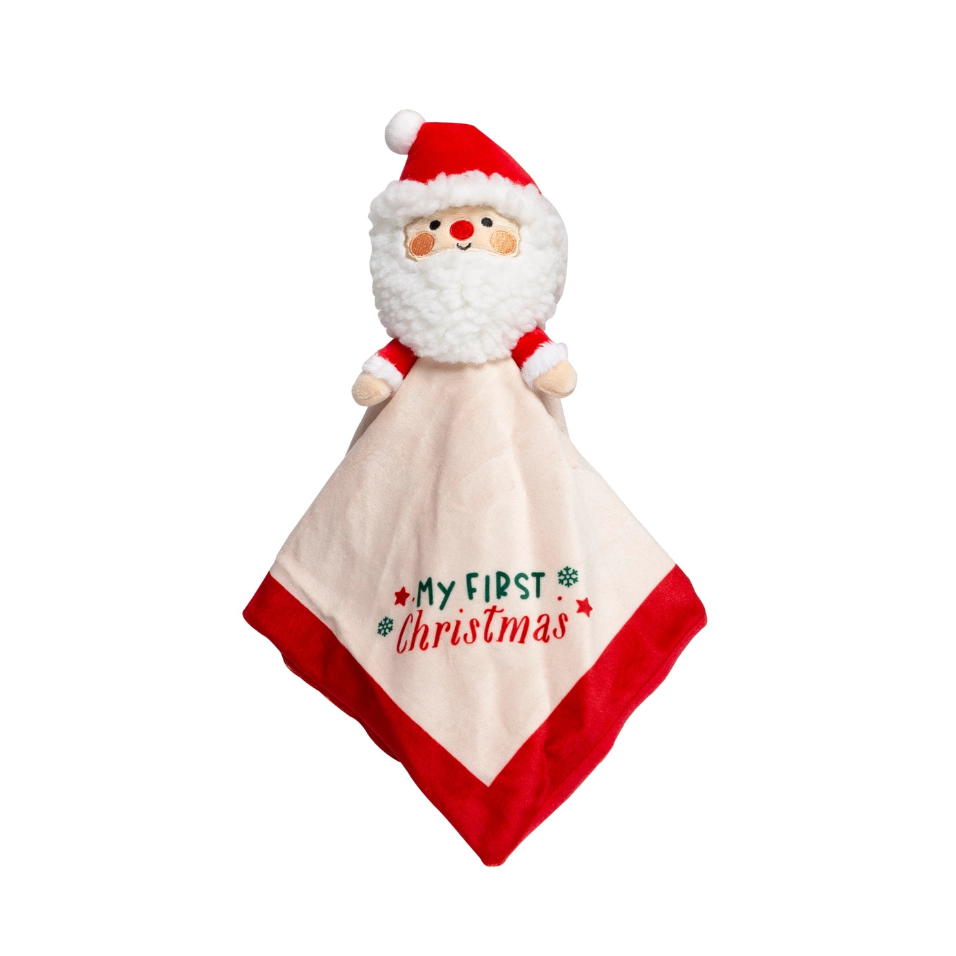 Baby's First Christmas Santa Snuggle Lovey Blanket