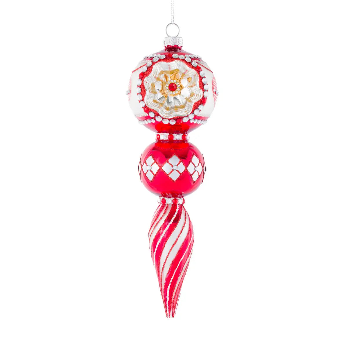 Concave Finial Ornament | Classic Christmas