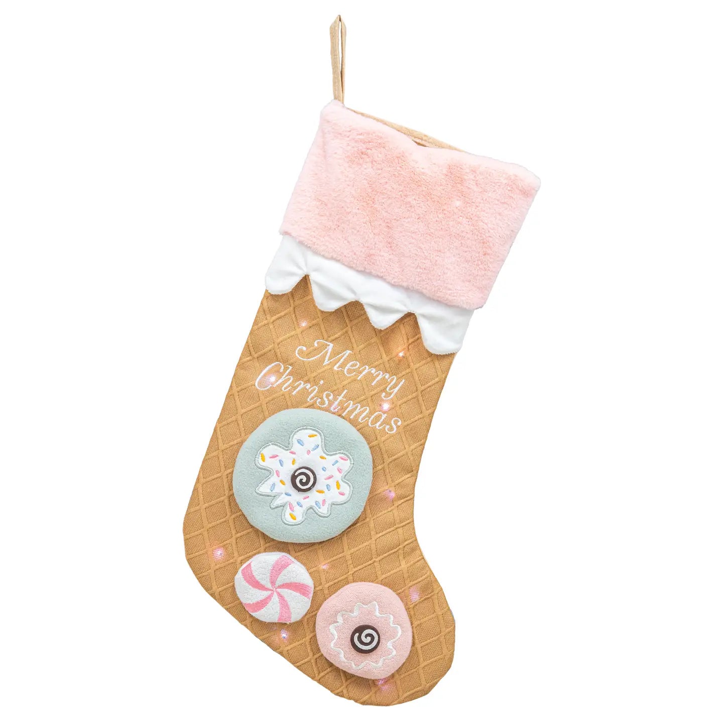 Pastel Bakery Stocking with Lights