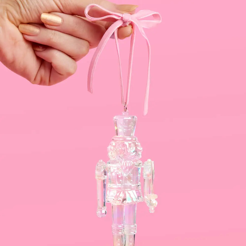 Nutcracker Ornament - Iridescent Ornament Christmas Holiday