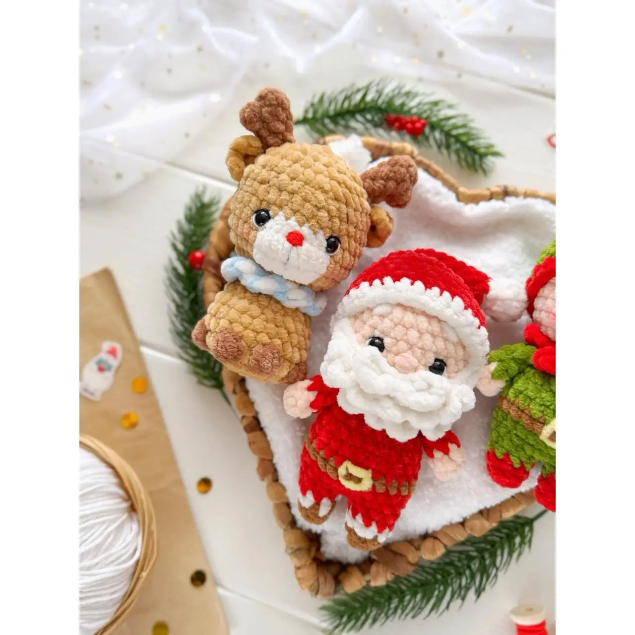 Crochet Santa Or Reindeer