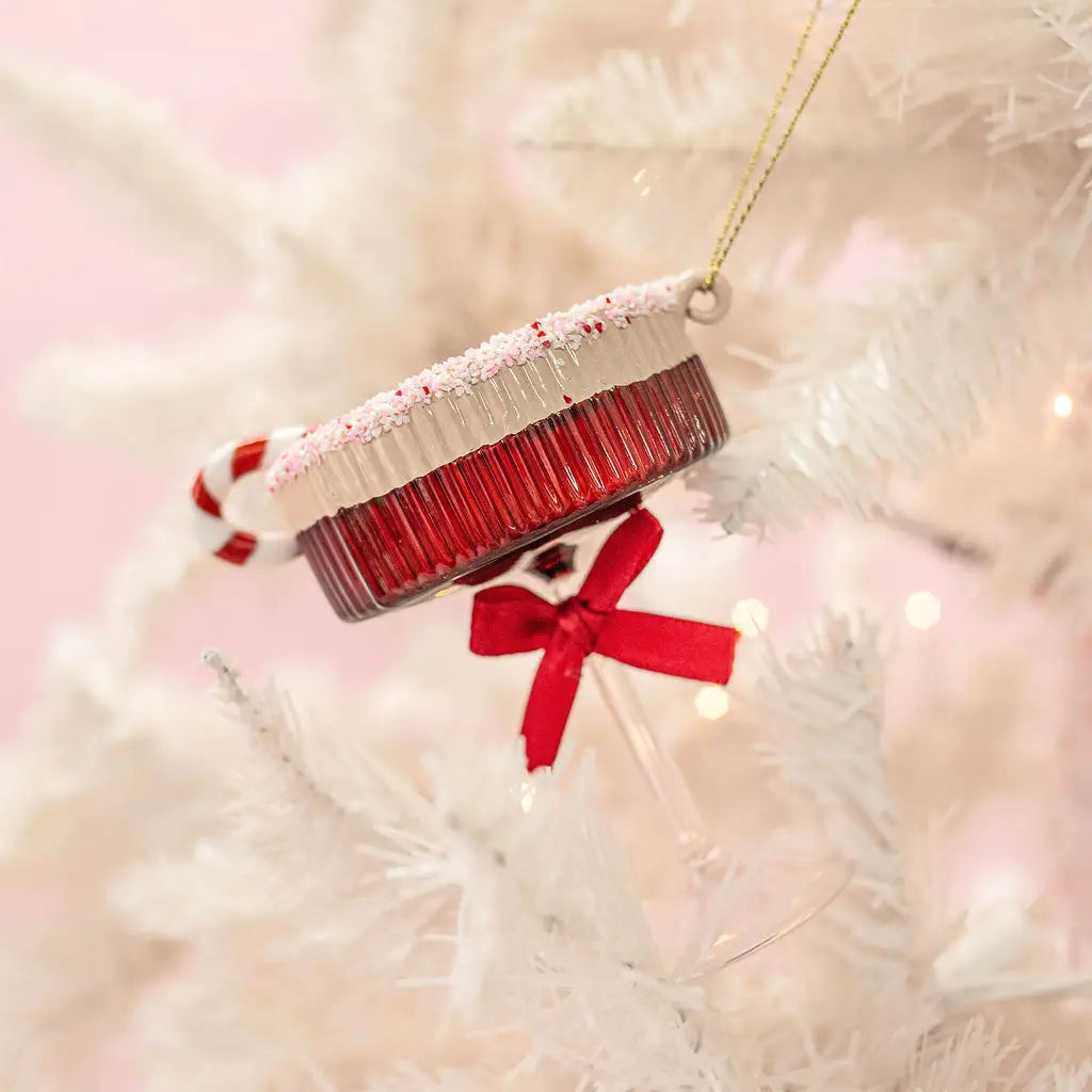 Espresso Martini Christmas Ornament - Peppermint Sleigh-Tini
